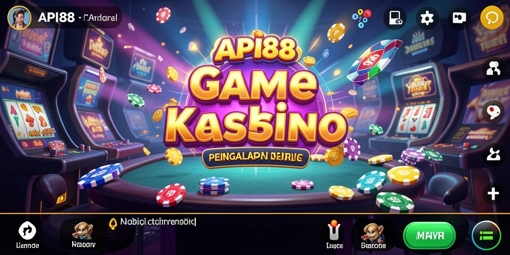 Screenshot API88 menampilkan gameplay kasino yang seru dan interaktif.
