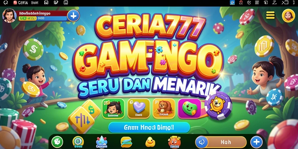 Screenshot utama CERIA777 menampilkan gameplay Bingo yang menarik dan seru.