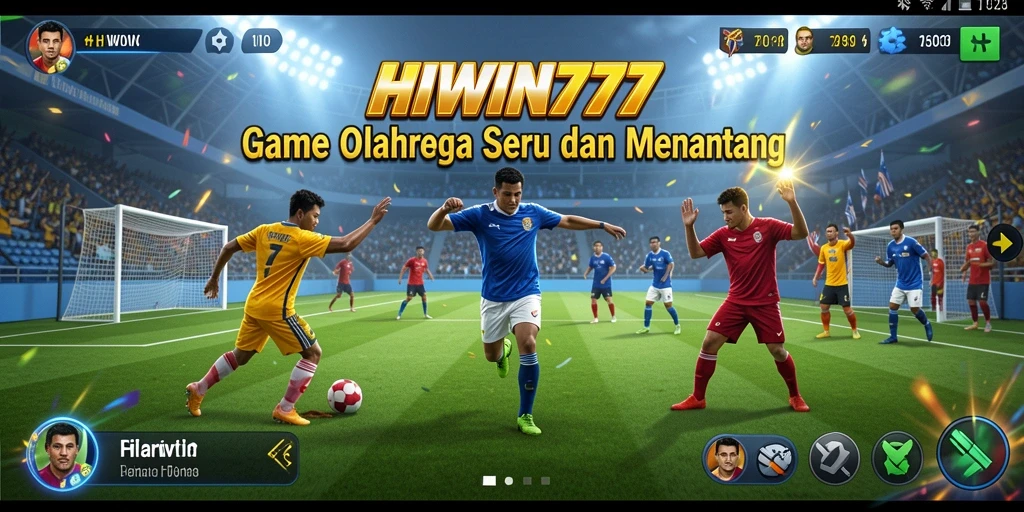 Tampilan menarik dari gameplay HIWIN777 dengan aksi olahraga seru.