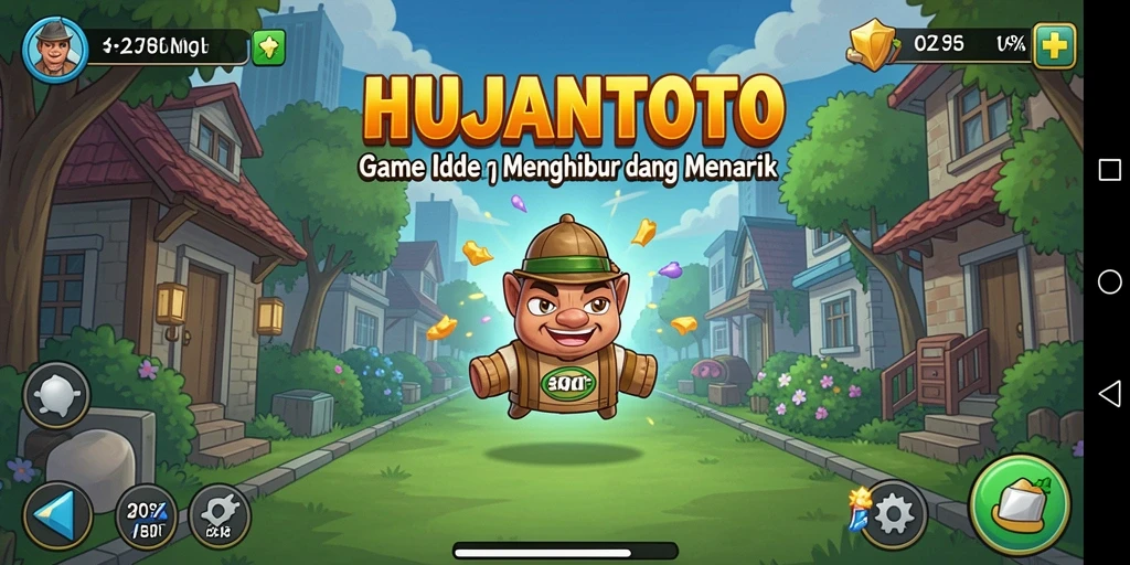 Tampilan gameplay HUJANTOTO yang menarik dan menawan.