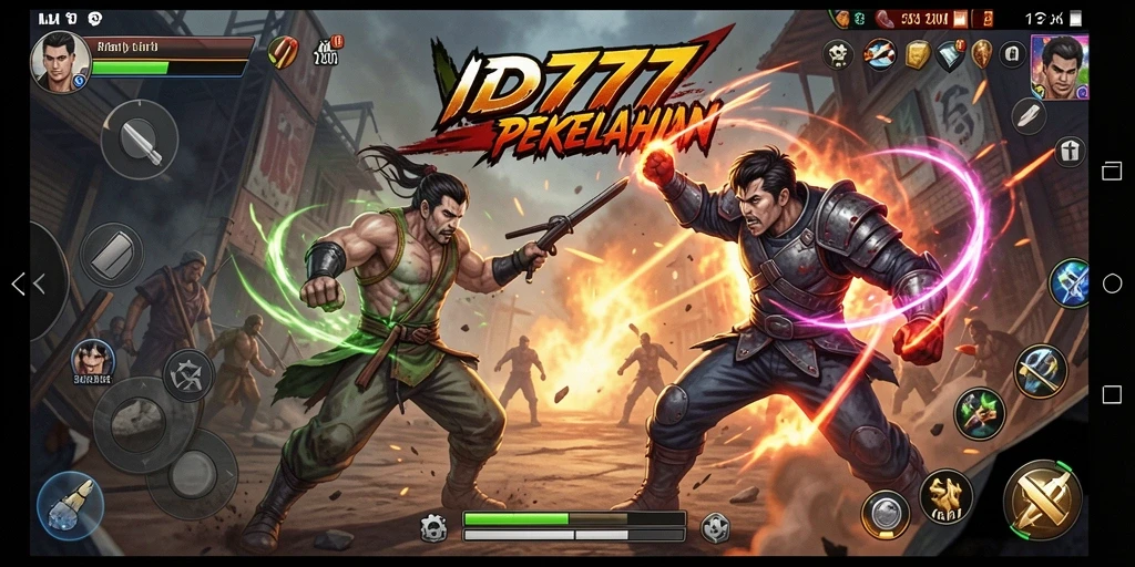 Tampilan utama gameplay ID777 yang mendebarkan dan penuh aksi.