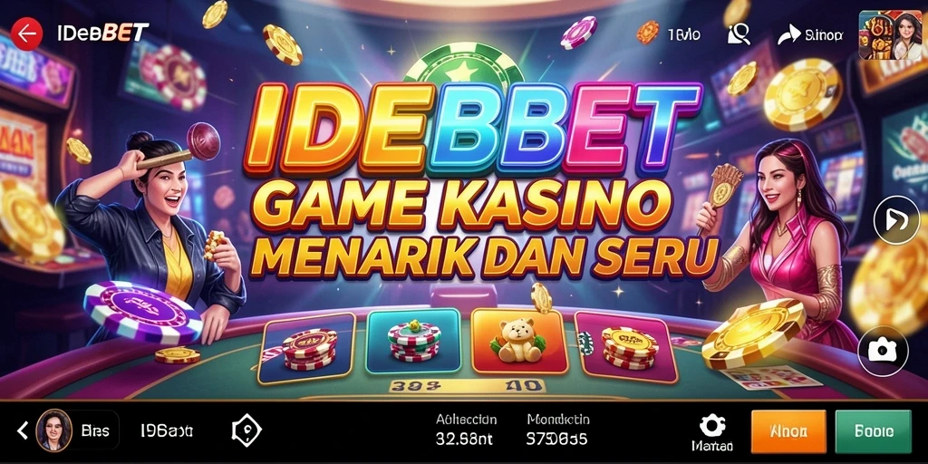 Tampilan gameplay Kasino yang seru dan mendebarkan dari IDEBET.