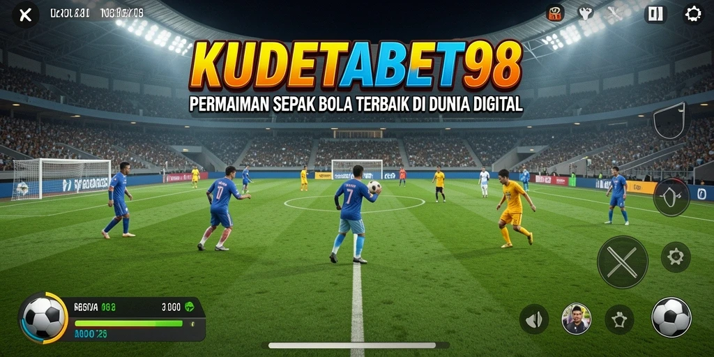 Gameplay menarik di KUDETABET98 dengan aksi sepak bola seru.