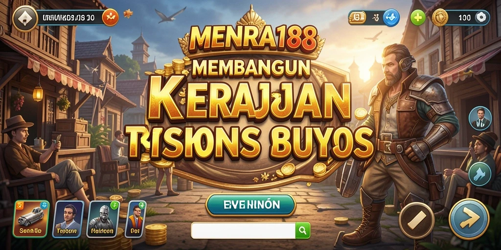 Screenshot MENARA188 menampilkan tampilan menarik gameplay Tycoon.