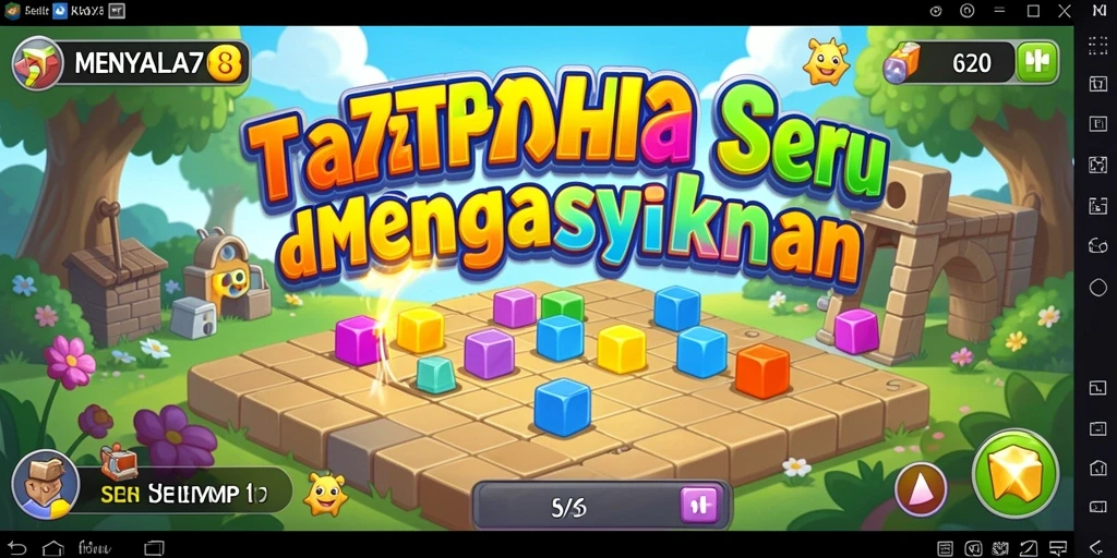 Tampilan gameplay menarik dari MENYALA78 dengan berbagai teka-teki.