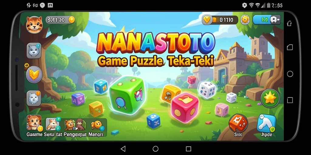 Tampilan gameplay menarik dari NANASTOTO yang penuh tantangan.