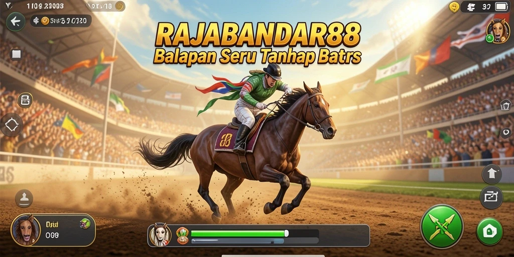 Gameplay seru balapan di RAJABANDAR88 dengan grafik menakjubkan.