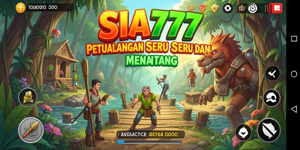 Tampilan gameplay SIA777 yang penuh aksi dan tantangan.