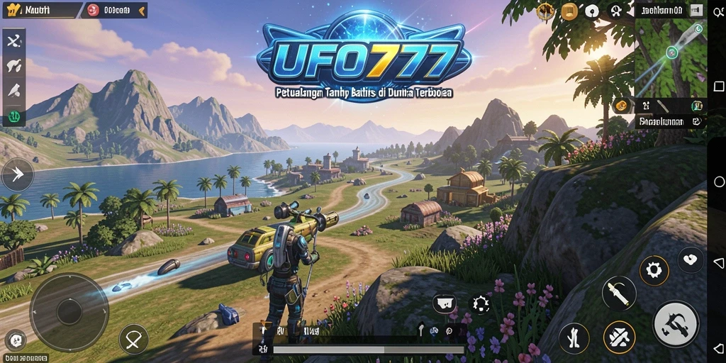 Screenshot gameplay membuka dunia terbuka di UFO777 yang menakjubkan.