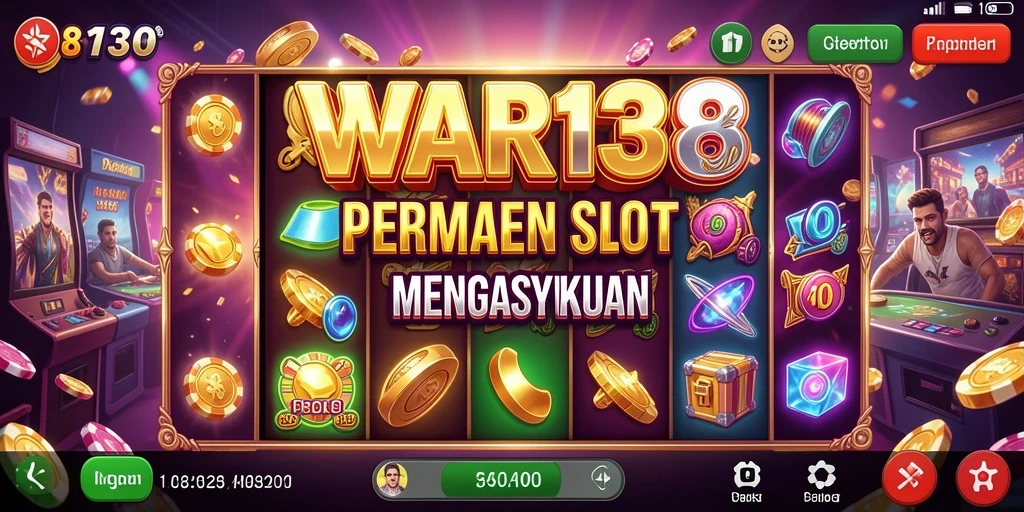 Tampilan gameplay seru dari WAR138 dengan tema slot menarik.